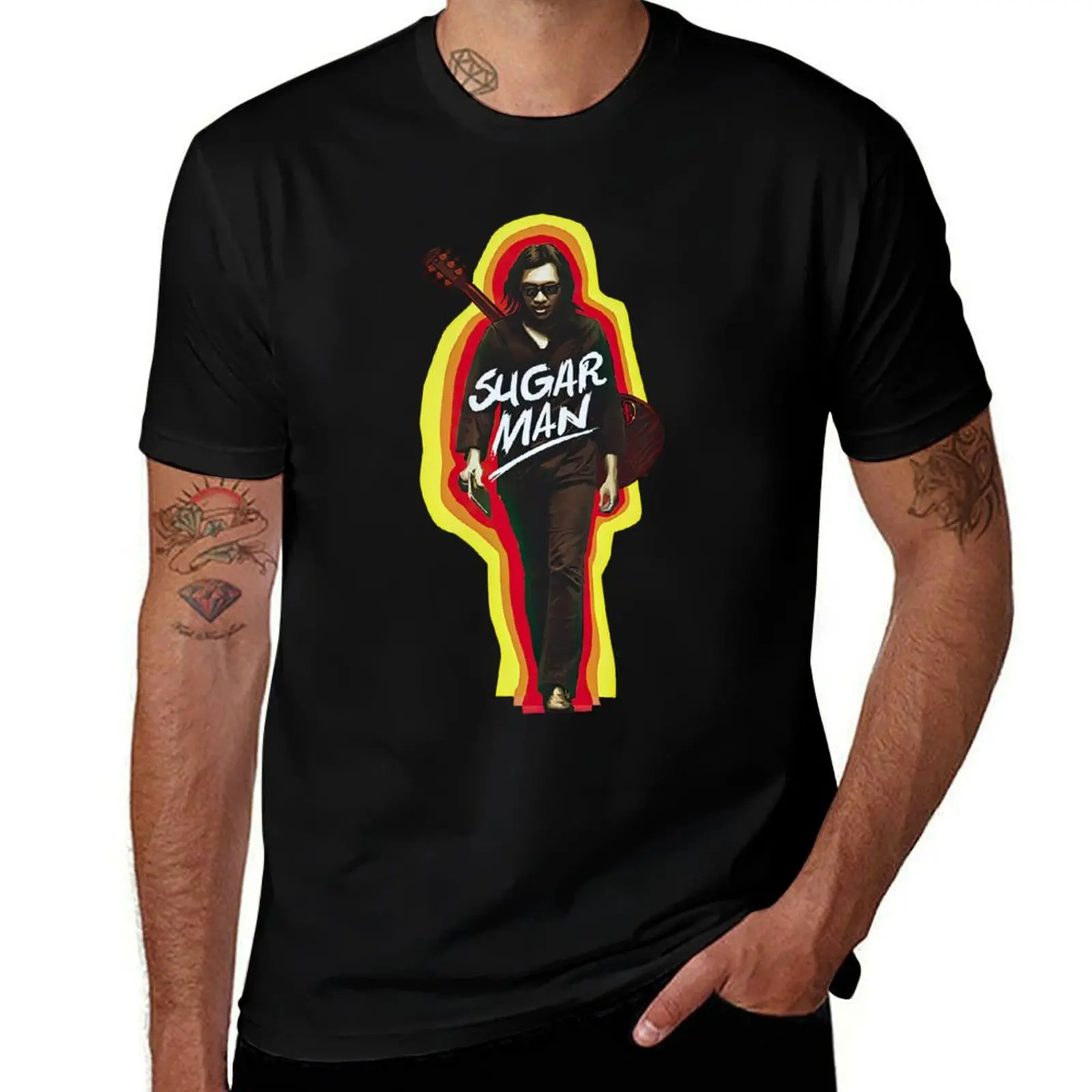 Sixto Rodriguez vintage art retro T-Shirt Novelty Graphic Tee Shirt T-Shirt