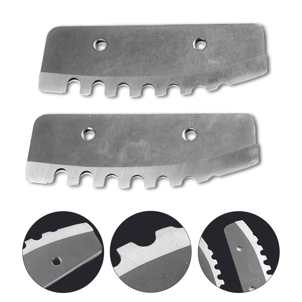 2pcs 6 Inches Replacement Auger Blades Ice Auger Blades For Power Ice Auger Tool Stainless Steel Ice Auger Blades Power Tools