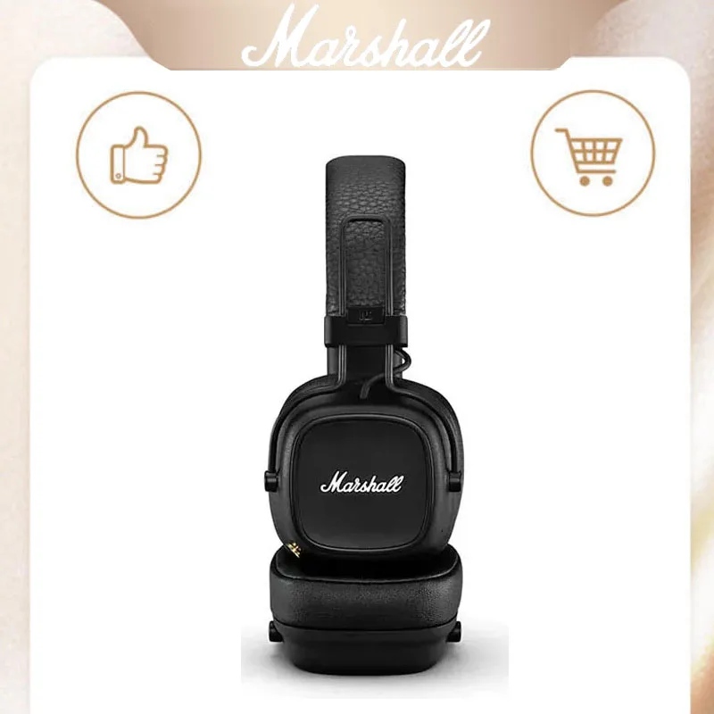 Marshall MAJOR IV Wireless Bluetooth Headphones Rock Bass Computer Earphones Portable Outdoor Sports Gaming Collapsible Headset