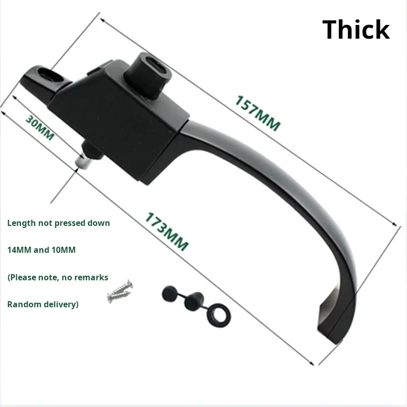 1PCS Diamond Mesh Screen Window Security Latch Lock with Pull Handle Sliding Door Hardware Accessory for Home Safety