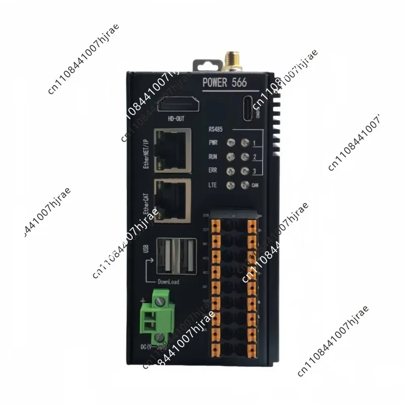 Industrial Edge Controller Rockchip Quad-Core IoT 4G LTE Gateway, CAN RS232 RS485,Ubuntu 24.04 Linux Mini PC IoT ControlComputer