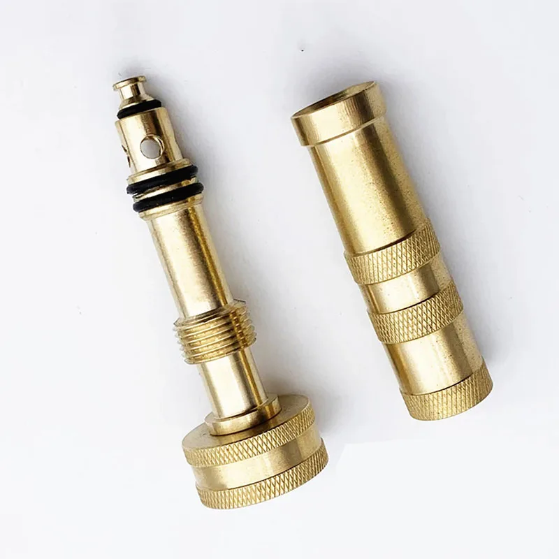 High Pressure Gun Hose Spray Nozzle Brass Garden Water Hose Nozzle Quick Connector Garden Watering Sprinkler Home Car Cleaning