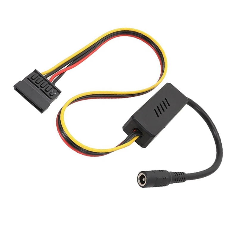 Top-DC 5525 To SATA Hard Drive Power Supply Cable DC 12V To SATA Hard Drive Cable With Step-Down Voltage Regulator