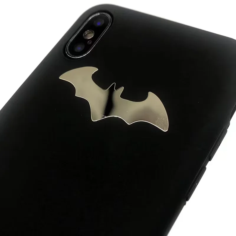 Logotipo de murciélago de Dark Knight, teléfono móvil, computadora, coche, pegatina de Metal Universal