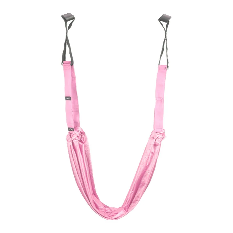 Szelki do jogi powietrznej do użytku domowego, pas do ćwiczeń dolnej części tali, lina do treningu odwróconego, pas do rozciągania jogi do zawieszenia na drzwiach, elastyczny pas.