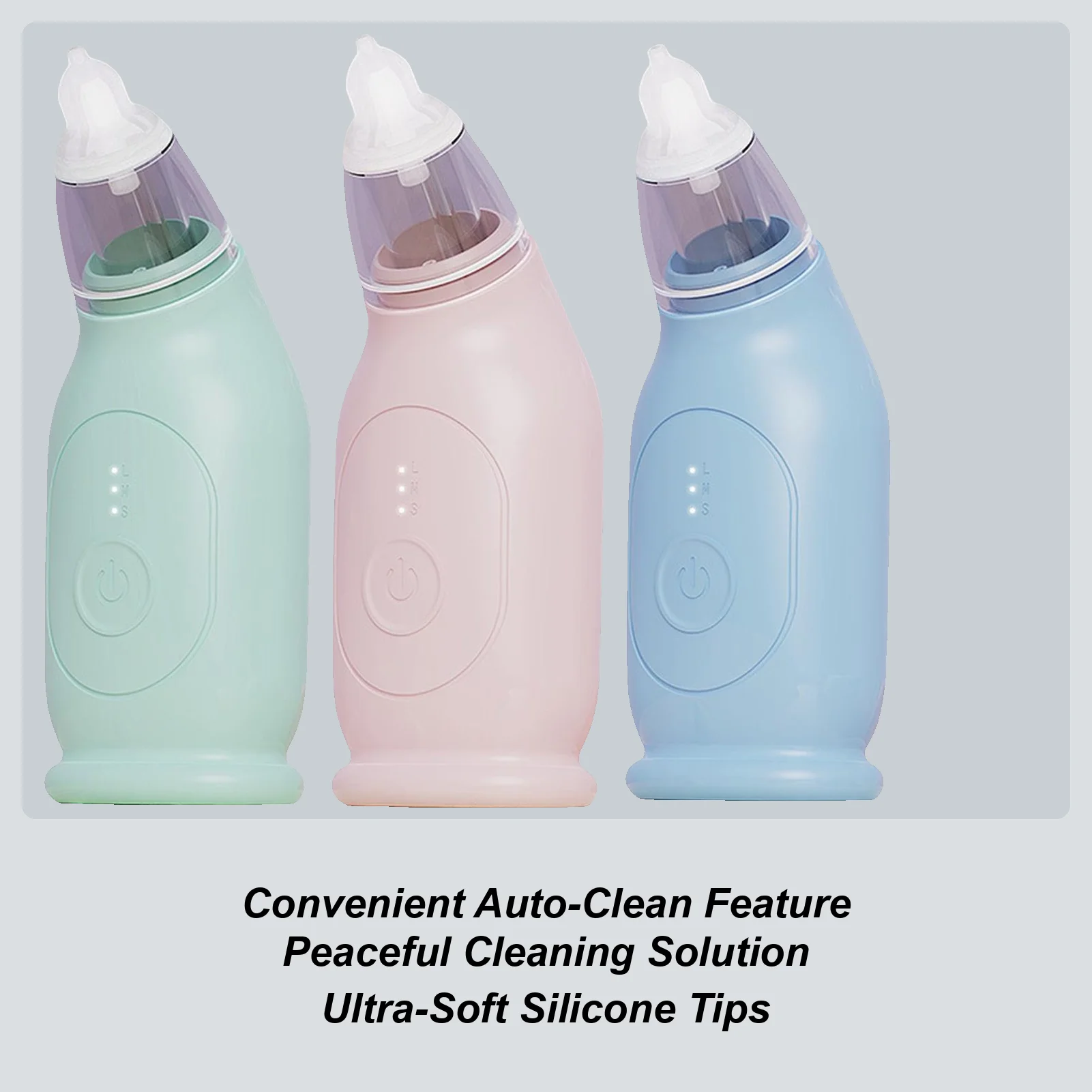 Electric Nasal Aspirator for Babies Strong Suction Portable Snot Booger Mucus Removal Tool Kids Cold Congestion Relief