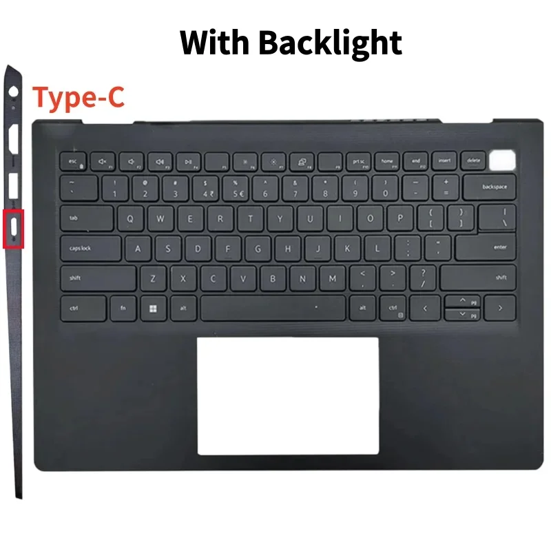 For Vostro 3420 3425 V3420 P152G  New Laptop Replace Keyboard Palmrest Upper Top Cover Computer Accessories Black Silver Case
