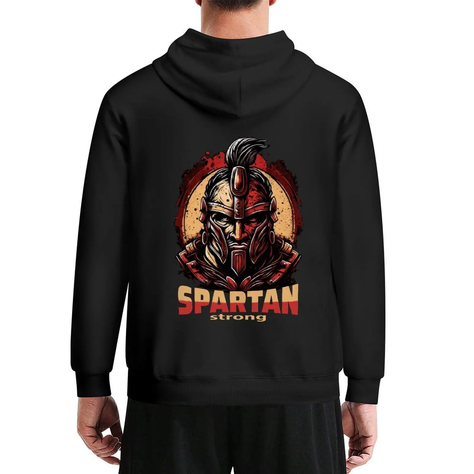 

Spartan Strong Hoodie aesthetic clothing male clothes men's autumn clothes korean autumn clothes hoodie graphic