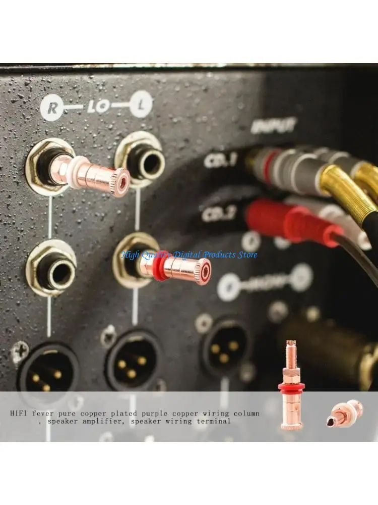 

U2JE Professional Hifi Conducting Specting Post Dishier Terminal Bananal Plug Spocket