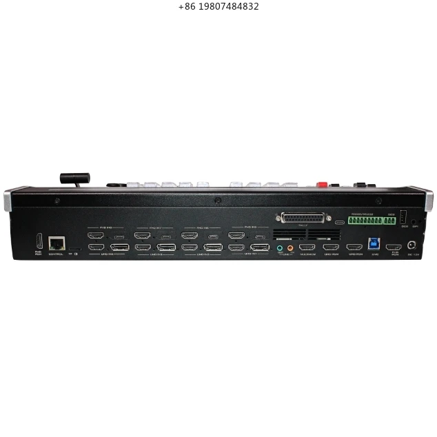 Warranty Audio Video Accessory 8-Channel Aluminum Alloy Video Switcher for Radio TV Broadcasting Equipment 12 Months