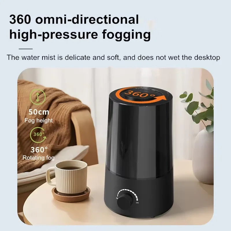 Home Plant Humidifier, 2.5L Tank Ultrasonic Cool Mist Humidifier with Auto Shut-Off, Low Noise