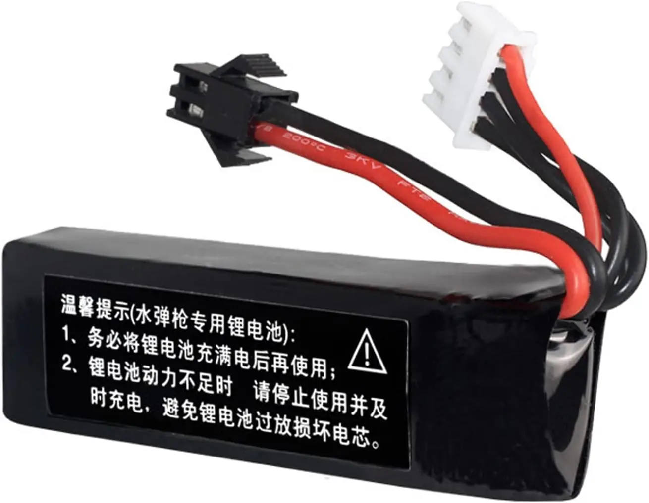 11.1V 1400mAh 30C LiPo Battery drone for Airsoft Guns Airsoft Rifle Model splatrball with USB SM2P to T plug,SM2P to Tamiya plug