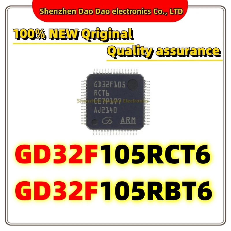 GD32F105RCT6 GD32F105RBT6 LQFP-64 32-bit microcontroller new original