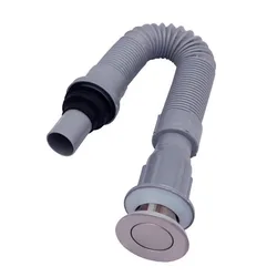 Flexible Sink Basin Water Drain Pipe Washbasin Double-end Extend Connection Hose for Bathroom Kitchen Downcomer Accessories
