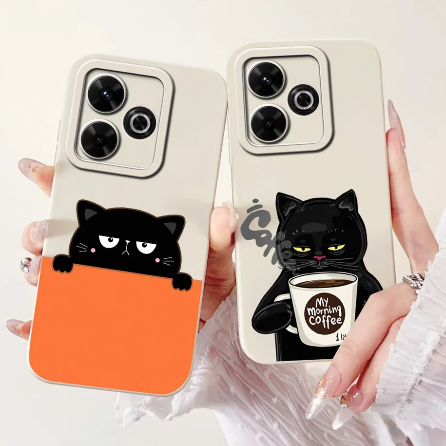 For Xiaomi Redmi 13 Case 6.79 inch Cool Fashion Painted Camera Protection Soft Silicone Phone Cover For Xiomi Redmi 13 4G Fundas