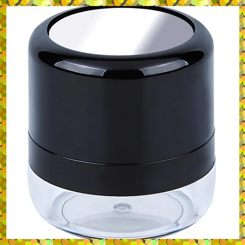 AGLH Пустая рассыпчатая коробка для пудры, коробка для пудры для макияжа, портативная зеркальная коробка для рассыпчатой пудры, зеркальная основа для путешествий своими руками