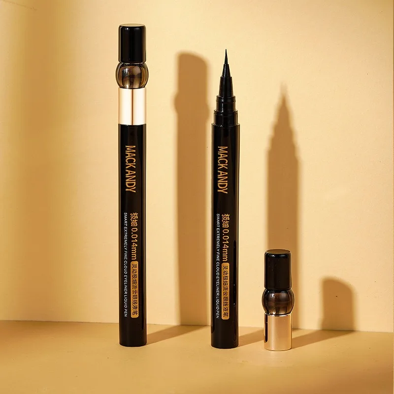 MACKANDY Waterproof Liquid Eyeliner High Pigment Black Eyeliner Non-smudge Long Lasting Eye Pencil Eyes Makeup Cosmetics