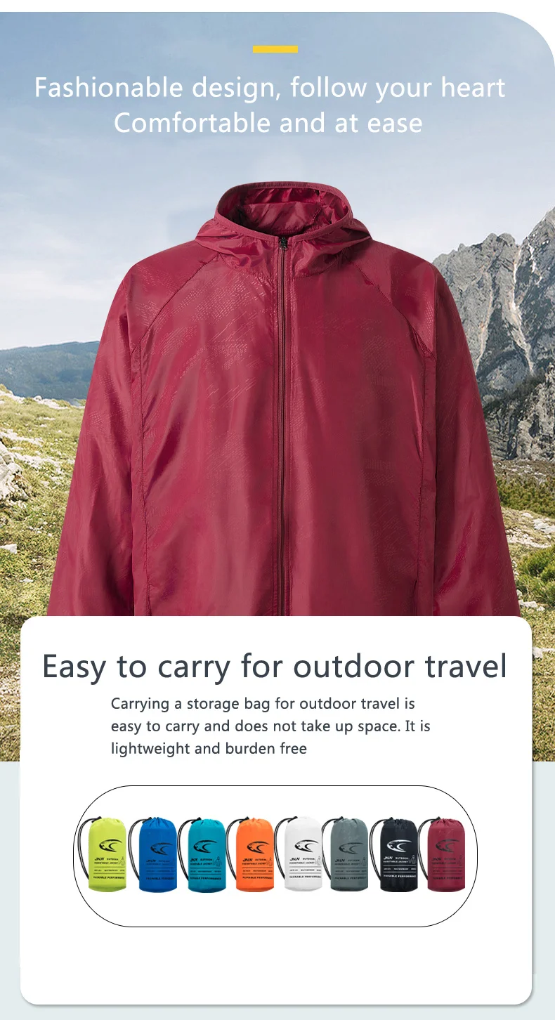 JNLN Camping Rain Jacket Men Women Waterproof Sun Protection Clothing Fishing Hunting Clothes Quick Dry Windbreaker With Pocket 11 S1f79f0fb8d1846398268493b8c0b7b98m