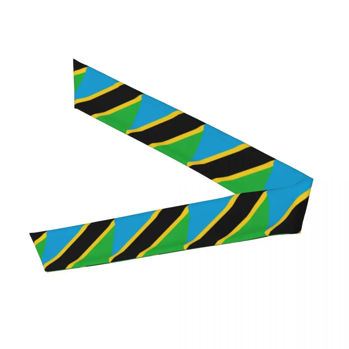 Tie Headbands Tanzania Flag Sports Head Band Athletic Sweatband Bandana Sweat Wicking