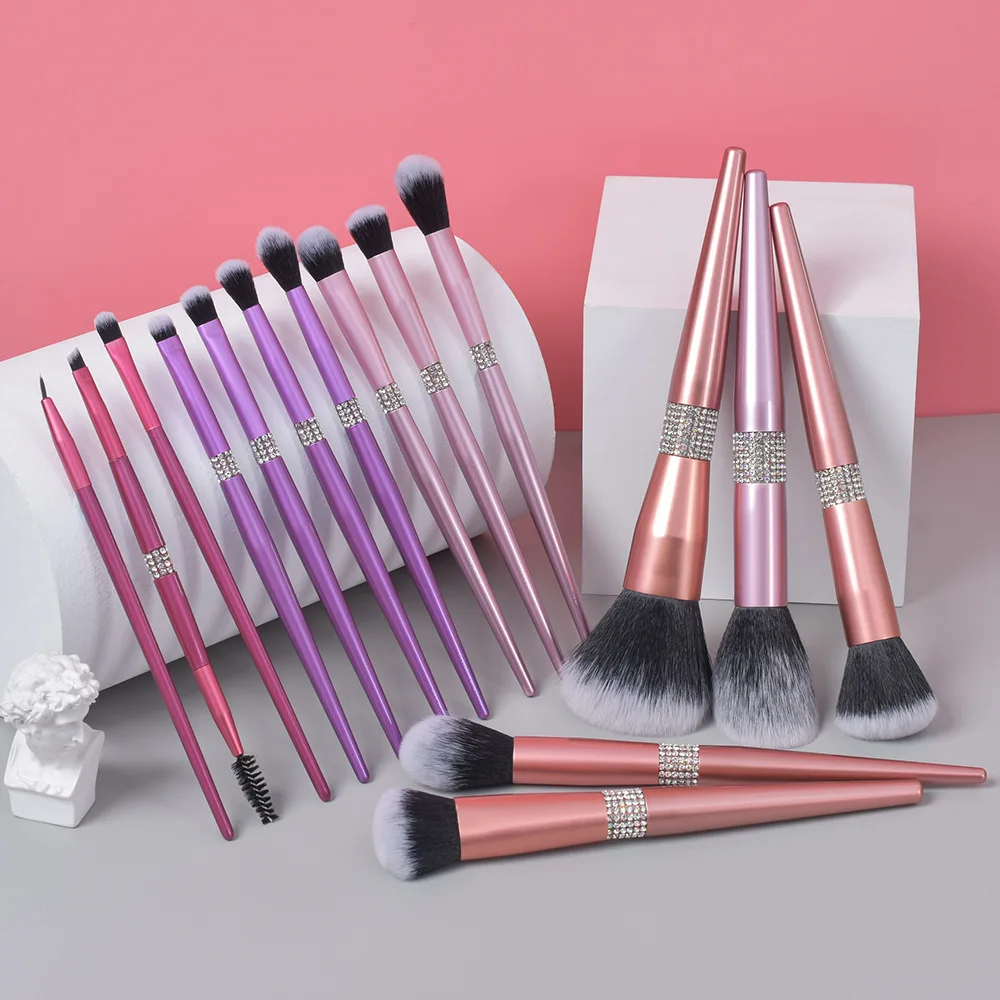 Biyouyi New 15 Bright Queen Series High-grade Dumb Gold Color Series makeup brushes & tools Brush Set