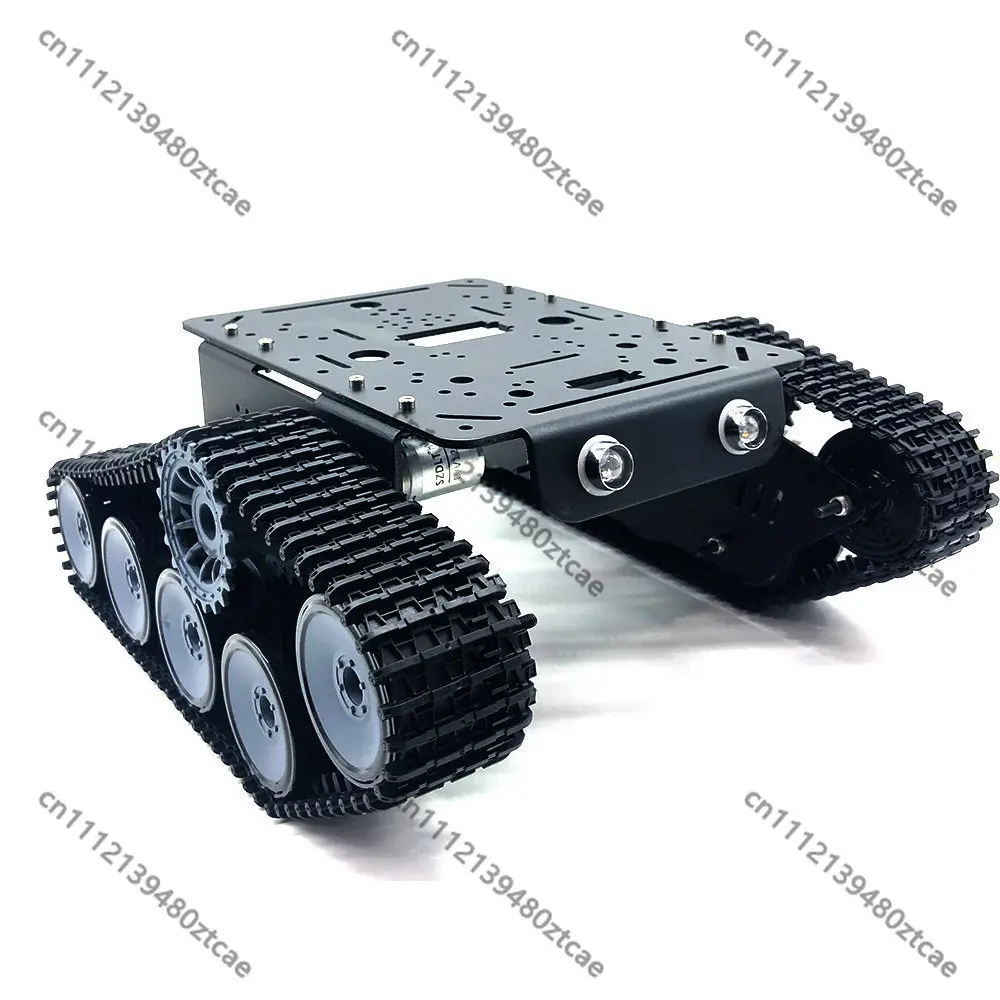 Plastic Tracked Tank Chassis, Smart Robot Car, High Power Motor, 3 Colors Available