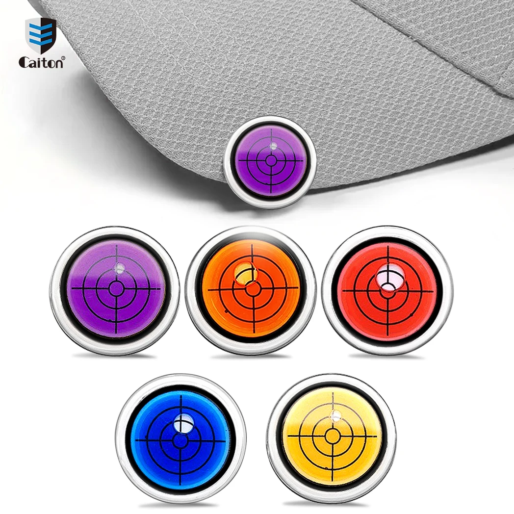 Caiton 1Pc Magnetic Golf Hat Clip with Level Ball Marker – Golf Accessory,  Golf Supplies，Easily Attaches to Cap, Golf Gifts