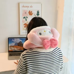 Anime Sanrio-Bonito trong chiếc gối hình với viên thuốc, gối cổ, gối, Kuromi, giai điệu của tôi, điểm Pochacco, chuyến đi, quà tặng cho cô gái, người lớn 8 Sách bán hàng chính Cô gái thêu - №8