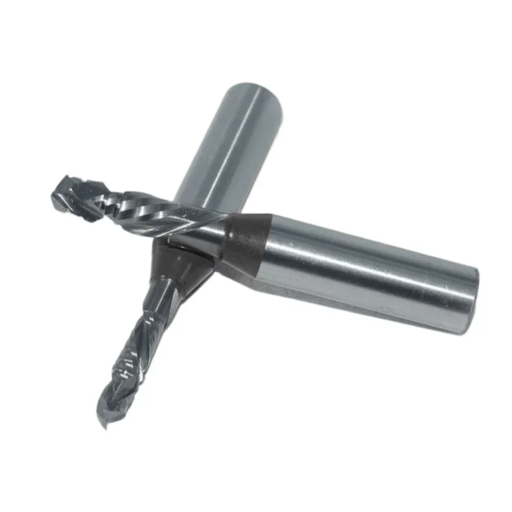 

Milling Cutter Router Bit Carbide Compound Spiral Intelligent Cutting Silver Straight Garden Home High Quality