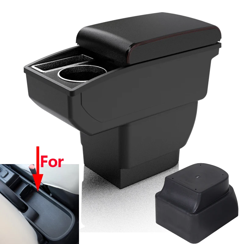 

Для Mazda 2, салон автомобиля, центральный ящик для хранения, центральная консоль, подлокотник с подстаканником, аксессуары для салона автомобиля