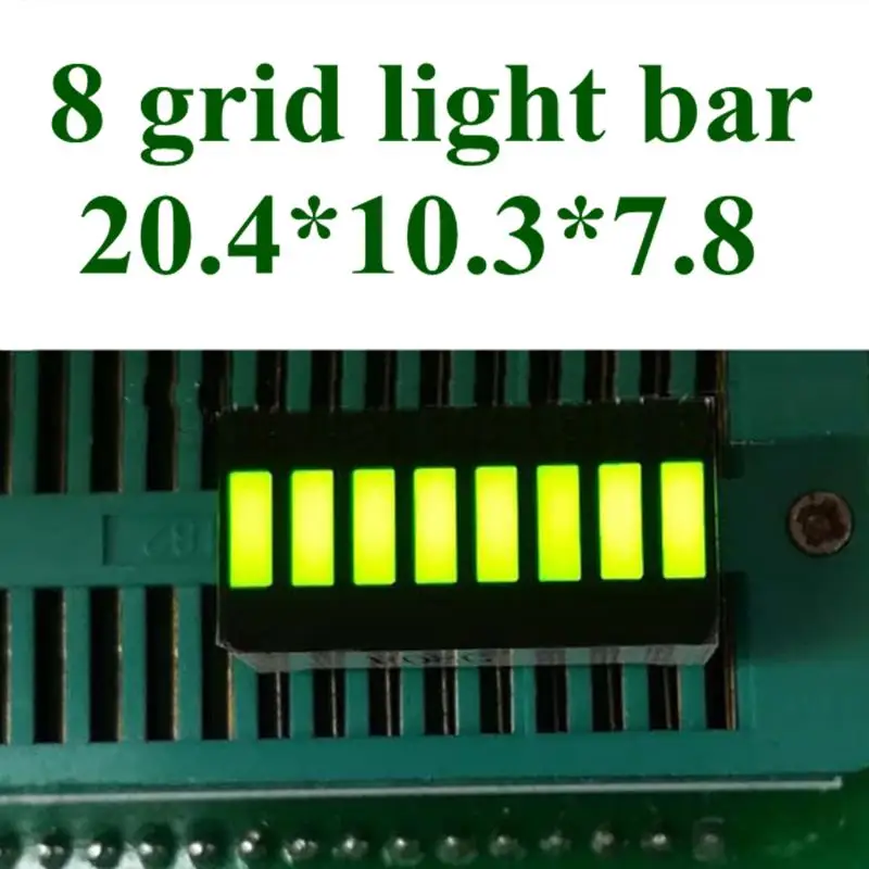 

20pcs LED Bar Display 8 Segment Green Array Numbers LED Signs Display Bar Graph Segment LED