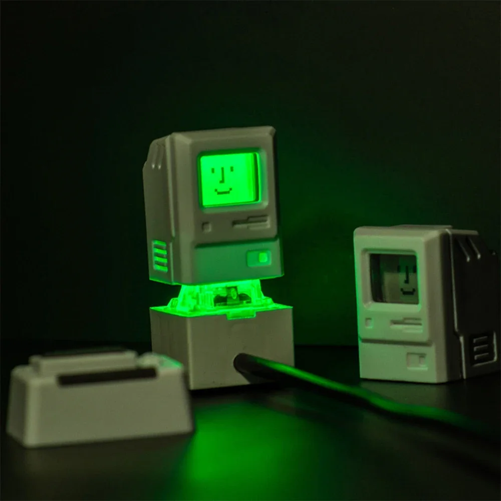 

Колпачок для клавиатуры, механическая клавиатура, настольный компьютер, Стайлинг, персонализированный полупрозрачный колпачок со сменной картой, декоративный колпачок для клавиш