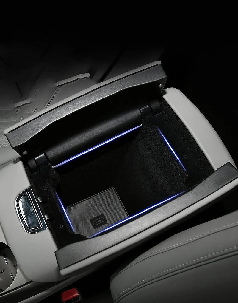 For Denza N7 2023 2024 2025 1 Seat Indoor Central Upper Layer Console Car Armrest Storage Box Holder Interior Auto Accessories
