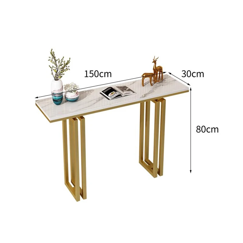 Premium Classic Entryways Table Modern Trendy Creative Aesthetic Console Table Beauty Simple Scrivania Living Room Furniture