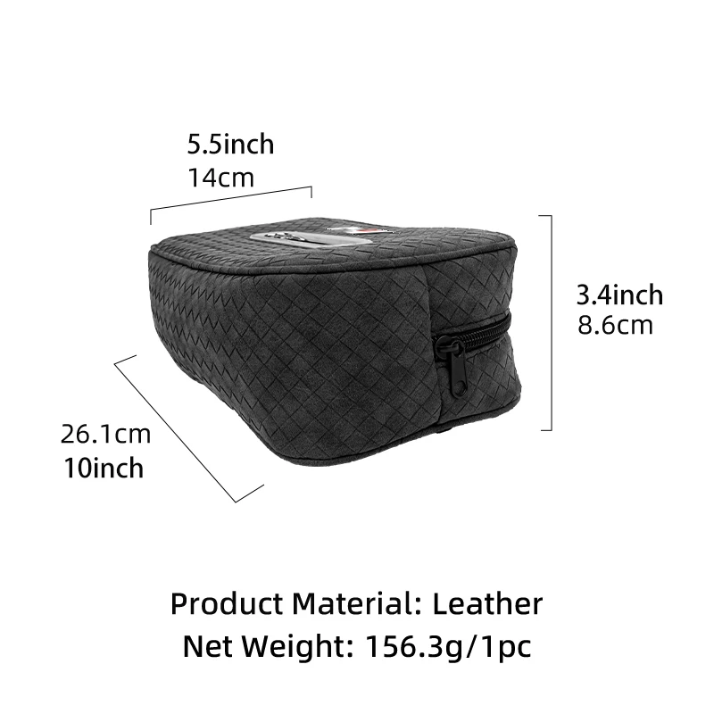 Car Seat Back Hanging Tissue Box Paper Drawer Storage Organizer For Hyundai N Line Tuscon NX4 I20 I30 I10 Sonata Elantra view 6