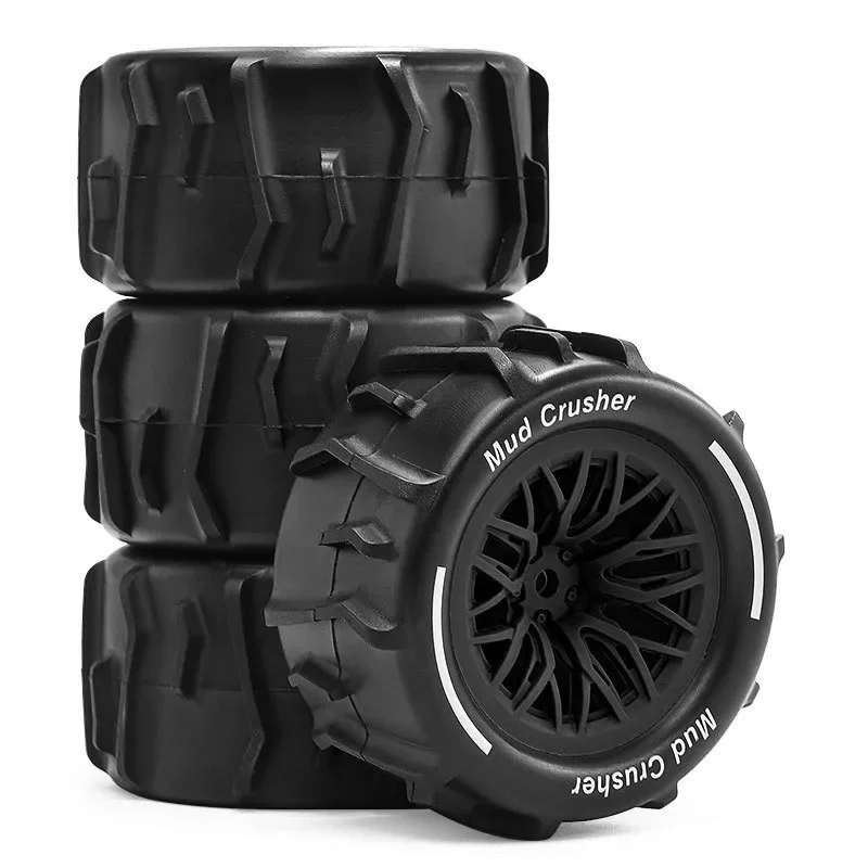 para arrma1/18 granito grom pequenos pneus de granito de pé grande, pneus de escavação de areia, pneus de neve, pneus de praia