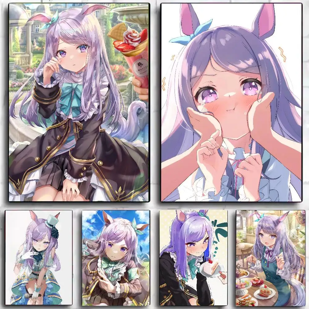 1 قطعة Uma Musume أنيمي جميلة ديربي ميجيرو ماكوين المشارك ملصقات الفن جداريات حائطية ديكور لعبة غرفة ديكور الهدايا HD اللوحة