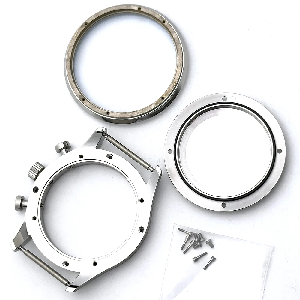 41mm VK61 VK63 VK67 Watch Case Hands Strap Fit 34.5mm Dial No logo