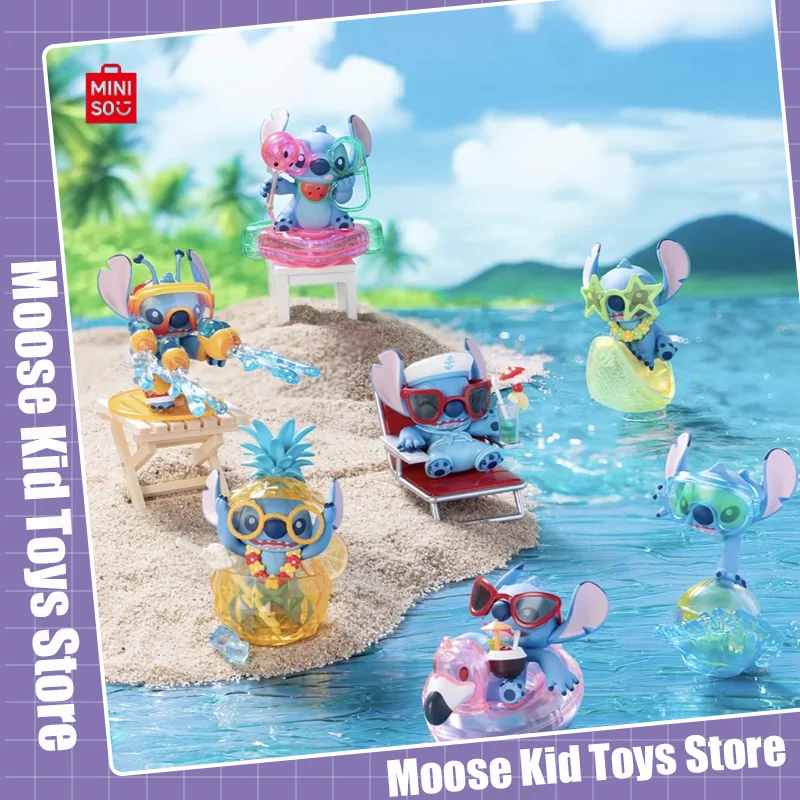 

Authentic Disney Stitch Summer Carnival Series Blind Box Toys Ornament Cute Lilo & Stitch Anime Figurines Doll Surprise Box Toys