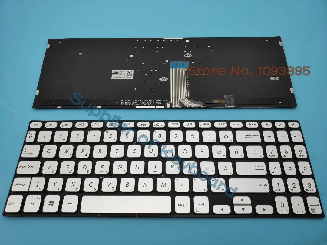 

New For Asus K530 K530U K530UA K530UF K530UN K530F K530FA K530FN Laptop Hungarian Keyboard Silver