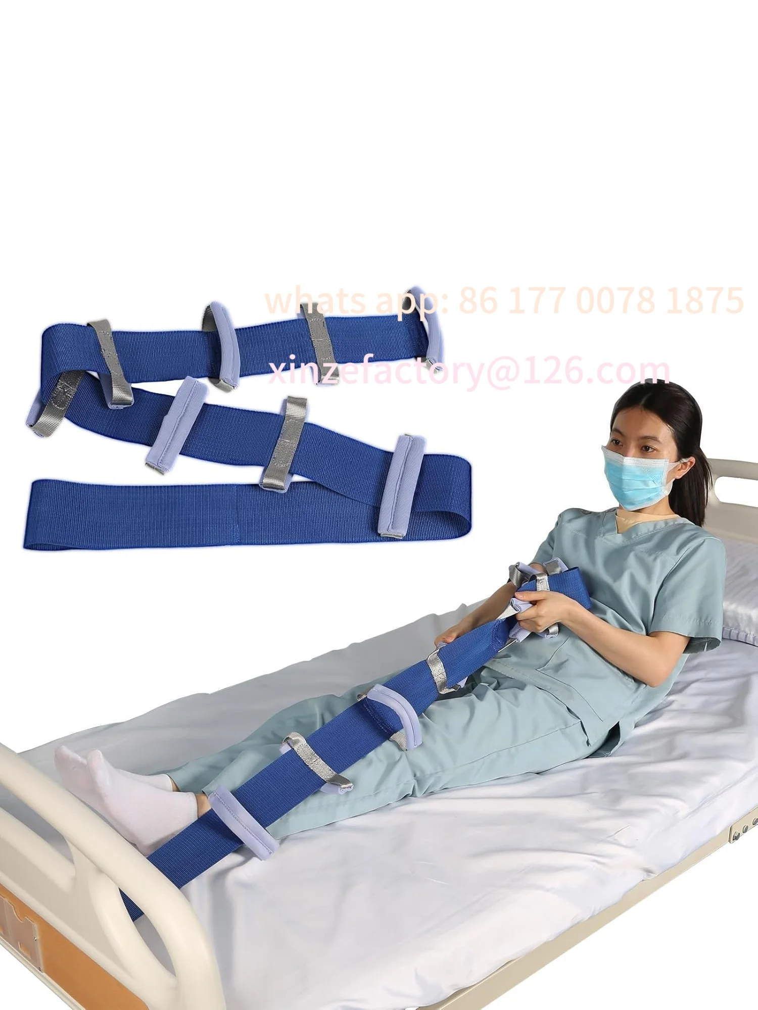 Customizable Bed Assist Ladder Pull Up Rope Ladder with Lift Belt Bedridden Mobility Aid for Daily Living Assistance
