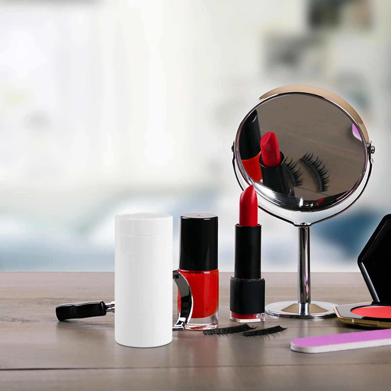 3Pcs Reusable Deodorant Containers with Twist Mechanism Ideal for Solid Perfume Blush Sticks DIY Projects Compact