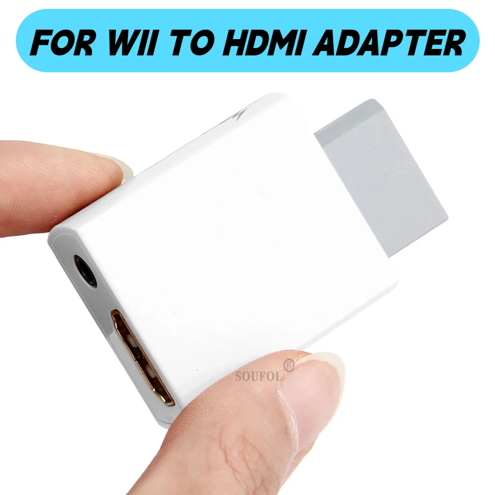

Конвертер-адаптер Mayflash для Wii в HDMI с поддержкой HD 720P/1080P и аудиовыходом 3,5 мм для ПК, HDTV-мониторов и дисплеев