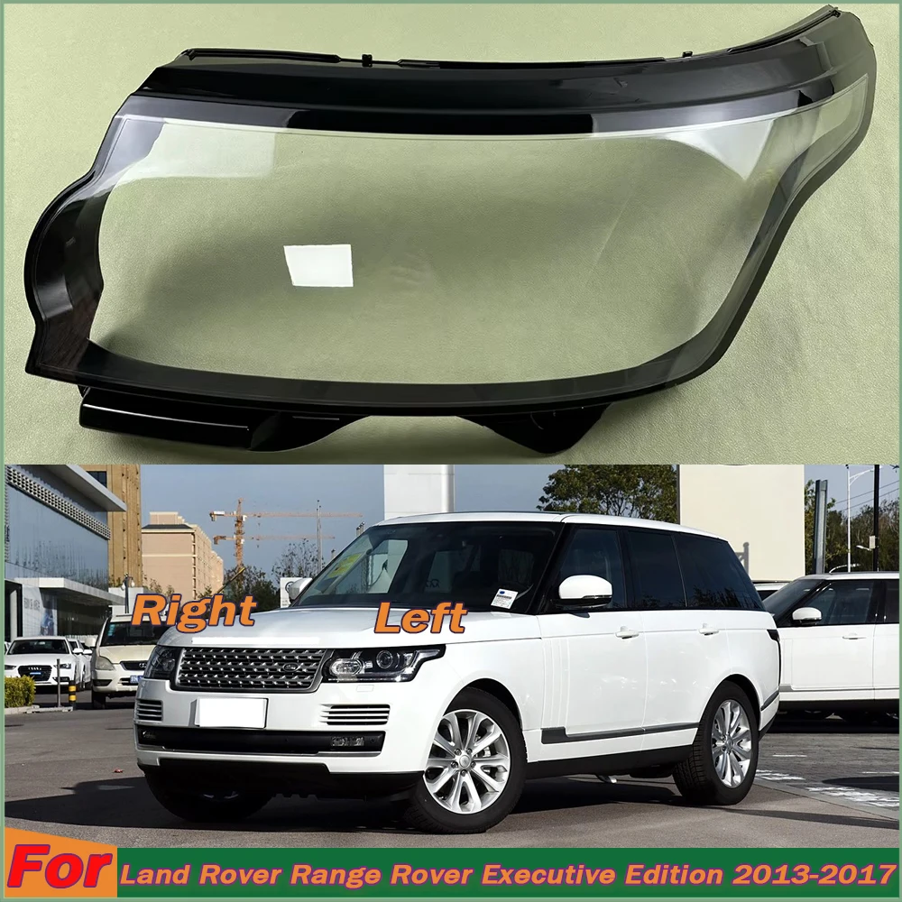 

For Land Rover Range Rover Executive Edition 2013-2017 Front Headlight Cover Headlamp Lamp Shell Mask Lampshade Lens Plexiglass