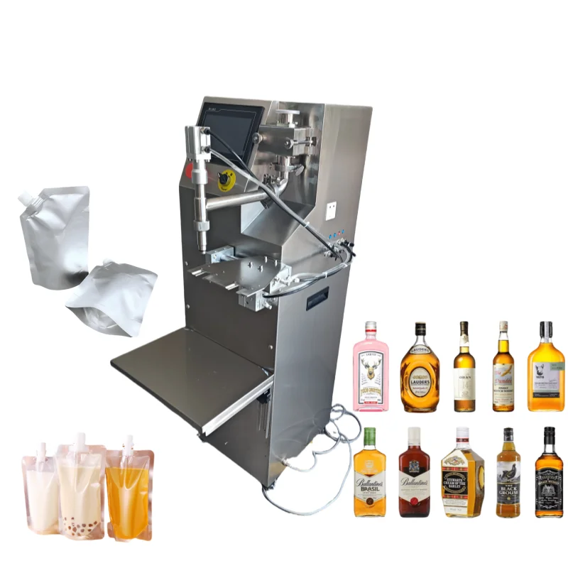 1.5 L Reusable Transparent Cream Honey Perfume Wine Purse Replacement Refill Bags Refill Bladders Semi-Auto Filling Machine
