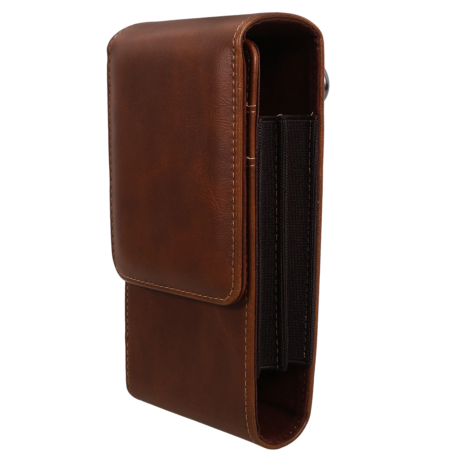 

Double-layer Mobile Phone Bag Cell for Men Mens Waist Pu Small Belt Holder Pouch Miss