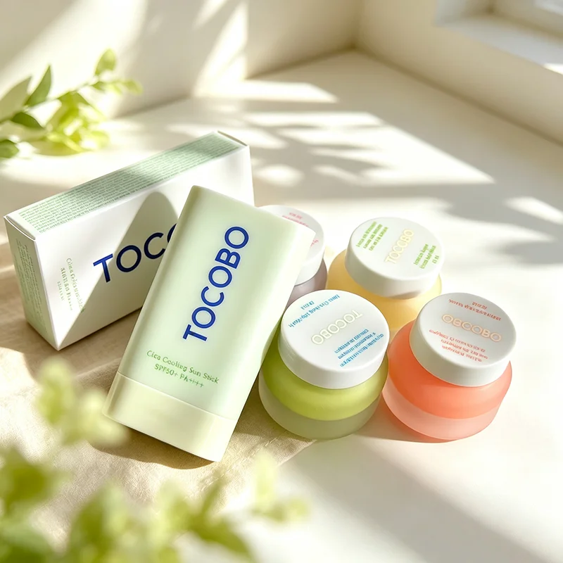 Korea Popular TOCOBO Mini Sunscreen Stick Cute on-the-go Sun Stick Centella Asiatica Essence Non-sticky & Non-greasy Sun Cream