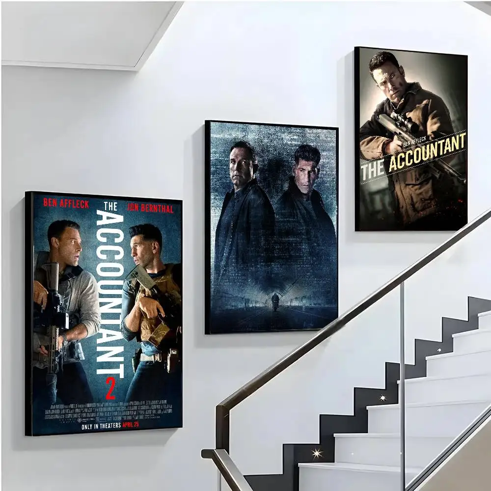 Action Thriller The A-Accountant 2 Art Sticky Wall Waterproof Home Living Room Bedroom Bar Aesthetic Decoration