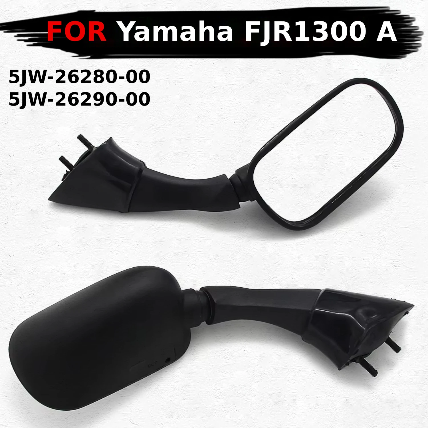

Motorcycles Side Mirror For Yamaha FJR1300 A 2001 2002 2003 2004-2005 OEM:5JW-26280-00 5JW-26290-00 Motorbike Accessories