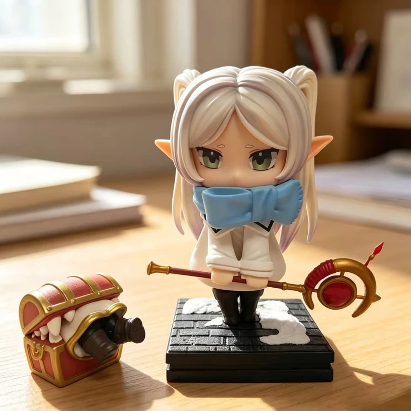 Image of Anime Frieren Figur Niedliche Sousou No Frieren Actionfigur Sammlerstück Modell Spielzeug Desktop-Dekoration Geschenk