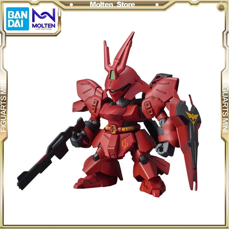 

Bandai SDEX017 SAZABI Mobile Suit Gundam: Char's Counterattack Cute Originality Q-version GUNDAM Assembly Model Boy Toy Gifts